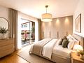 Attraktive 4-Zimmer-Wohnung im KfW-55-Effizienzhaus - Schlafzimmer mit Staging