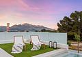 Wunderschöne private Luxusvilla mit Meerblick - 61 Venecia V BC -  Terraza planta baja de noche  (9)