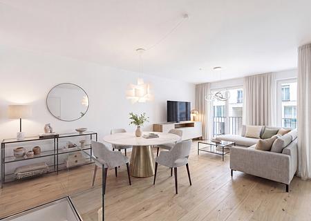 City-Toplage: Exquisites, hervorragend geschnittenes Stadtdomizil mit 4 Zimmern - Stadtdomizil (visualisiert) 
