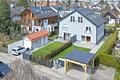AM HART: Modernes Wohnglück im Münchener Norden: Neubau-Doppelhaushälfte zum Erstbezug mit Südgarten - Südansicht