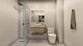 Modernes Apartment mit Pool und großem Gemeinschaftsbereich in Meeresnähe - baño2