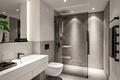 Erstbezug: Einzigartiges Penthouse in zentraler Bestlage an der Isar - Badezimmer (Visu)