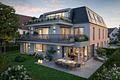 Neubau: Familienfreundliche 4-Zimmer-Gartenwohnung mit edler Ausstattung und großem Privatgarten - Anspruchsvolle Neubau-Villa (Visualisierung)