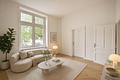Ihr neues Zuhause im Herzen Frankfurts – 4 Zimmer mit Altbaucharakter - Wohnzimmer Homestaging