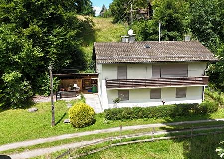 Idyllisch wohnen, individuell gestalten – Einfamilienhaus mit Entwicklungspotential - Hausansicht