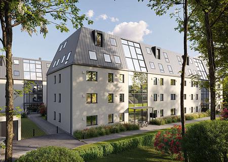 3‑Zimmer‑DG‑Wohnung | Loggia | ca. 79 m² | Whg. 56 - Aussenvisualisierung_Wallenstein